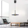 Image de Suspension LED PURE E-Vitrum, platine, verre/aluminium, CCT