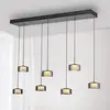 Image de Paul Neuhaus Suspension LED Rika, 135 cm, verre, intensité variable
