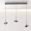 Image de Q-Smart-Home Paul Neuhaus Suspension Smart LED Q-Rotate marron foncé à 3 lampes