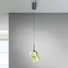 Image de Paul Neuhaus Suspension LED Zula, vert, Ø 15 cm, verre
