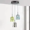 Image de Paul Neuhaus Suspension LED Zula, Ø 40 cm, multicolore, à 3 lampes.