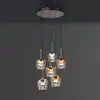 Image de Q-Smart-Home Paul Neuhaus Suspension Smart LED Q-Kon multicolore à 6 lampes