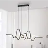 Image de Paul Neuhaus Suspension LED Altitude, noir, longueur 125 cm