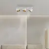 Image de Spot pour plafond LED PURE Cup, blanc, longueur 56 cm, métal, à 3 lampes