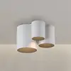 Image de Plafonnier LED PURE pour salle de bain Point, blanc, longueur 18 cm, à 3 lampes.