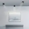 Image de Spot pour plafond LED PURE Move, noir, Ø 12 cm, métal/verre