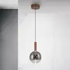 Image de Suspension LED Bowl Paul Neuhaus, Ø 20 cm, marron/gris