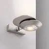 Image de Applique murale LED PURE Oculis, couleur argent 30 cm, fer, à 2 lampes.