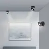 Image de Plafonnier LED PURE Oculis, noir, Ø 15 cm, fer/verre
