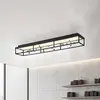 Image de Paul Neuhaus Plafonnier LED SKINA, noir, 112 cm, CCT, à intensité variable, télécommande