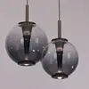 Image de Suspension LED PURE E-Infinity gris/gris fumé 198 cm, à 10 lampes