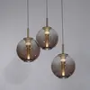 Image de Suspension LED PURE E-Infinity, bronze/ambre, Ø 50 cm, CCT