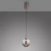 Image de Suspension LED PURE Infinity, bronze/ambre, Ø 18 cm, CCT