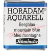 Image de Schmincke - HORADAM® AQUARELL - aquarelle d'artiste très fine, 480 bleu montagne, 14 480 044, 1/2 godet
