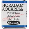 Image de Schmincke - HORADAM® AQUARELL - aquarelle d'artiste très fine, 484 bleu phtalo, 14 484 044, 1/2 godet