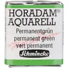 Image de Schmincke - HORADAM® AQUARELL - aquarelles fines pour artistes, 526 vert permanent, 14 526 044, 1/2 godet