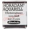Image de Schmincke - HORADAM® AQUARELL - aquarelle d'artiste très fine, 780 noir ivoire, 14 780 044, 1/2 godet