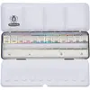 Image de Schmincke - HORADAM® AQUARELL Coffret avec 12 Nuances aquarelles Extra-Fines, 74412097, Coffret en métal, 12 x 1/2 Godet Plus Espace pour 12 1/2 Godets supplémentaires