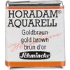 Image de Schmincke - HORADAM® AQUARELL - aquarelle fine pour artistes, 654 brun doré, 14 654 044, 1/2 godet