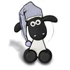 Image de Nici 41483 Shaun Le Mouton Porte Brosse à Dents avec Ventouse 5 x 7 x 2,5 cm Blanc/Noir/Bleu