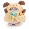 Image de NICI Peluche Hamster Shai 8 cm avec Cookie & Costume de Chien en boîte Cadeau 8,5x6,5x10 cm Gris - Doudou, Mignon Jouet en Peluche à câliner et à Jouer, Une Excellente idée de Cadeau - 61144