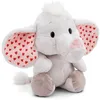 Image de NICI peluche Love éléphant gris clair 32 cm - Peluche douce, mignonne peluche à câliner, pour jouer, pour enfants et adultes, une excellente idée de cadeau - 61487