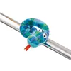 Image de MagNICI Serpent Zsazsa 11cm Bleu - Peluche avec Aimant - Animal magnétique pour réfrigérateur, Tableau Noir, élément métallique et Beaucoup Plus, Superbe idée Cadeau