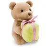 Image de NICI 62306 Ours en Peluche Douche, 13 cm, avec Cadeau, Vert Marron, Adorable, pour câliner et Jouer, pour Enfants et Adultes, Superbe idée de Cadeau