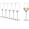 Image de Stölzle Lausitz Cocoon Verres à Champagne Lot de 6, 340 ml   Verres à Cocktail de Champagne Extravagants pour Vins Mousseux   Flûtes en Cristal Origine Allemagne   Compatible Lave Vaisselle