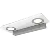 Image de Evotec Applique LED à 2 lampes Pano, blanche