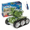 Image de Eitech 00210 Jeu de Construction métallique   Tank Vert, kit modèle à Construire, Jouet pour Filles et garçons, Cadeau Enfants dès 8 Ans, Jouet de motricité