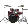 Image de Yamaha Stage Custom Birch Stage 22" 5 Futs Cranberry Red + Pack Hw780