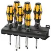 Image de Wera 932/6 Jeu de tournevis Kraftform Wera : L'embout + le support, 6 pièces