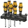 Image de Jeu de tournevis Wera 932/918/6 6 pièces lame 6 pans emm. capuchon de frappe fente/PZD