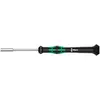 Image de Wera 05118116001 2069 Tournevis électronicien à douille, 3.2 x 60 mm, Noir/vert
