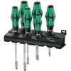 Image de 334 SK/6 Rack Jeu de tournevis Kraftform Plus Lasertip + Rack, 6 pièces
