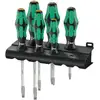 Image de 334/355 SK/6 Jeu de tournevis Kraftform Plus Lasertip + Rack, 6 pièces