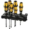 Image de 932 S/6 Jeu de tournevis Kraftform Wera: le tournevis-burin + Rack, 6 pièces