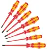 Image de Jeu de tournevis 05135961001 VDE 7 pcs.fente/PH/PZ-S lame ronde, manche de force