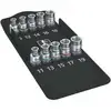 Image de Coffret de douilles pour 6 pans creux Wera 1/2 pouce carré, 10 pièces