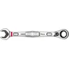 Image de Wera 05020072001 Joker Switch Clés mixtes à cliquet, avec fonction cliquet réversible, 17 x 225 mm, Argent/rouge