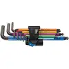 Image de Jeu de clés allen 6 pans 950/9 Hex-Plus Multicolour HF 1, 9 pièces - WERA - 05022210001
