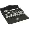 Image de 8100 SA 12 HF Jeu cliquet Zyklop Metal avec levier d'inversion, à emmanchement 1/4", métrique, 13 pièces