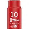 Image de Wera 05004954001 Douille Zyklop Vde 8790 B Isolée, Rouge