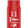 Image de Wera 05004955001 Douille Zyklop Vde 8790 B Isolée, Rouge