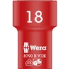 Image de Douille à cliquet Zyklop VDE, 18mm, 3/8", Clés mixtes à cliquet