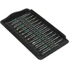 Image de Wera 05134000001 Jeu de Tournevis électronicien Kraftform Micro Big Pack 1, Noir/Vert, 25 Pièces