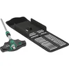 Image de Wera 05023471001 Kraftform Kompakt 400 RA Set 1, Porte-embouts à poignée en T avec fonction cliquet et jeu d'embouts, 17 pièces, Noir-vert