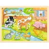 Image de Goki 57745 Puzzle Vie À La Ferme 48 Pieces, Multicolore