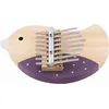 Image de goki 61871 Kalimba avec Motif Oiseau pour Enfants, Piano à Pouce, Bois et métal, 8 Sons, Jouet Musical pour stimuler Le Talent Musical, 18 cm x 15 cm, à partir de 5 Ans